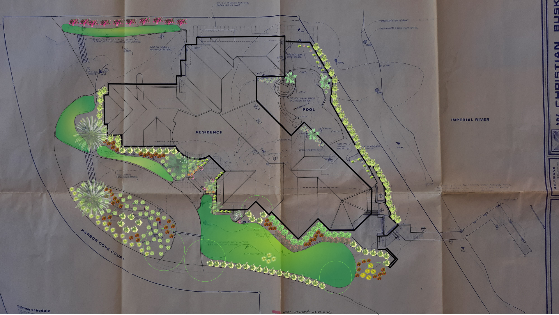 27441 Harbor Cove CT Plan overlay