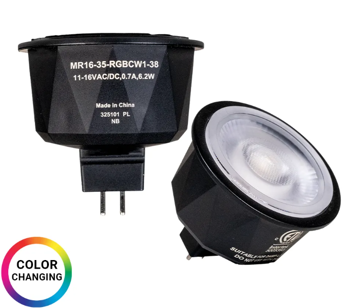 6W RGBCW LED MR16 Bulb (35W Halogen Replacement)