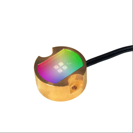 RGBW BuddyPro™ Brass LED Puck Light