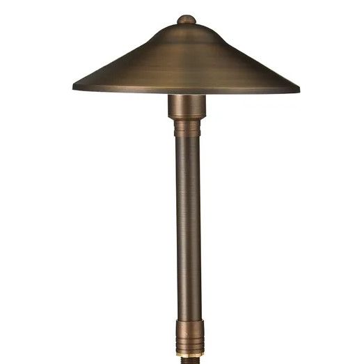 Turtle Safe Max Spread Mini Brass Path & Area Light