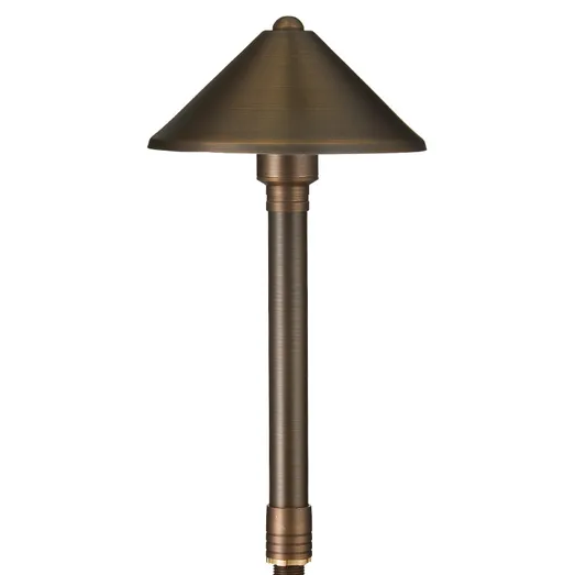 Turtle Safe Mini Conehead Brass Path & Area Light